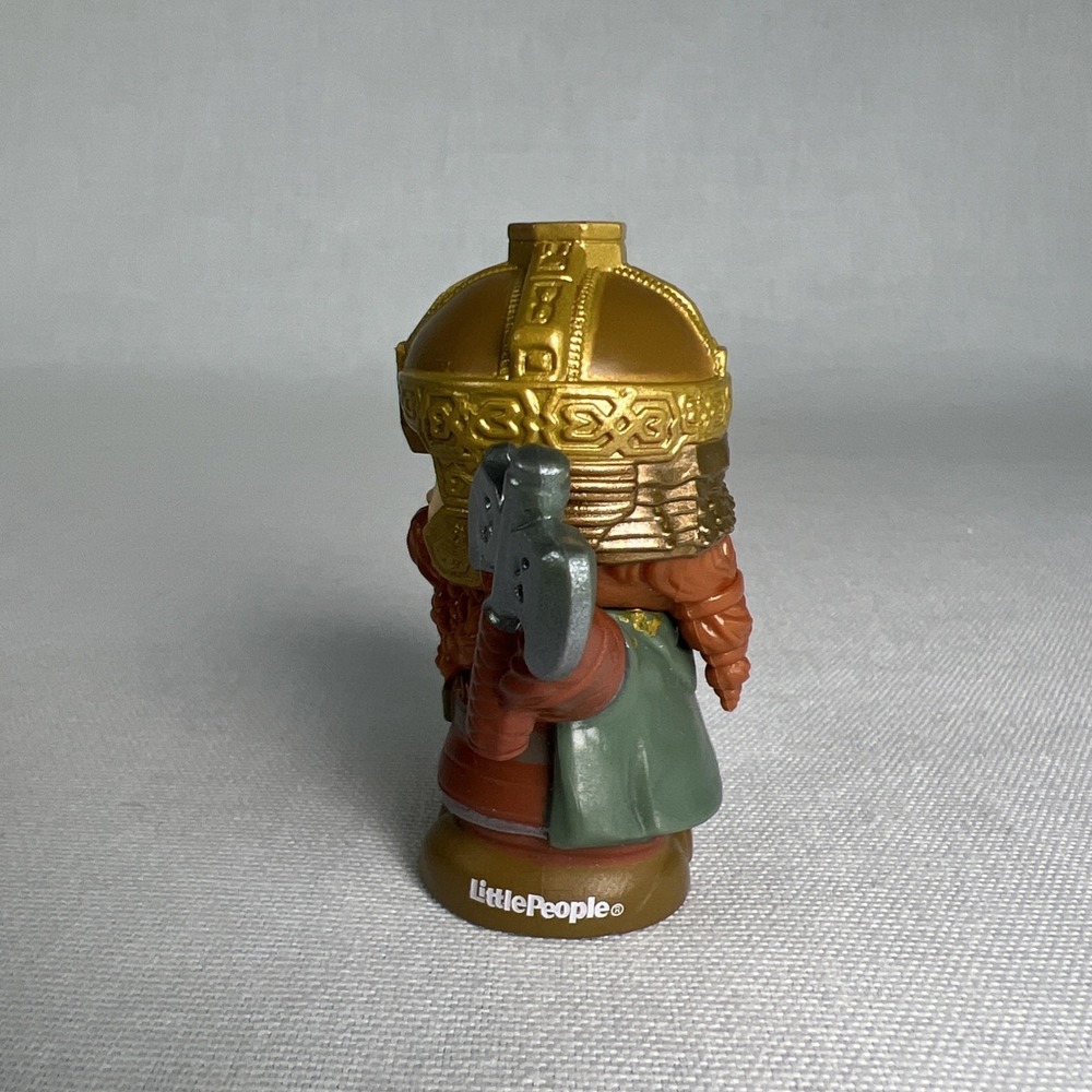 Fisher‎ Price Little People LORD OF THE RINGS Gimli The Dwarf LOTR - Picture 2 of 6